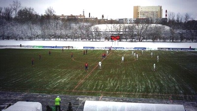 Стадион «Октябрь» перед стартовым свистком