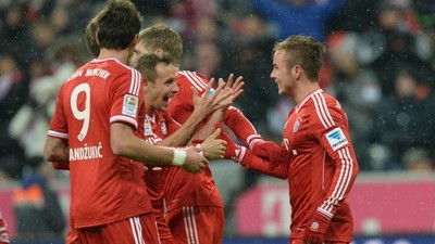 Футболисты «Баварии»