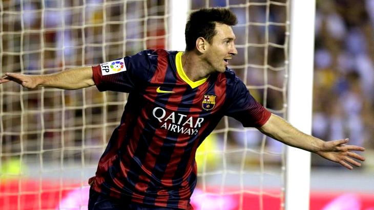 В матче первого круга против «Валенсии» Лионель Месси оформил хет-трик 