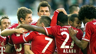 Футболисты «Баварии»