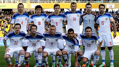 Футболисты сборной России