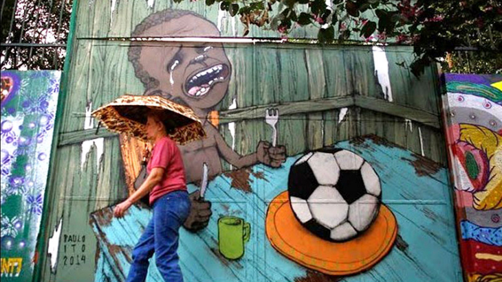Голос бразильских улиц говорит о предстоящем мундиале.