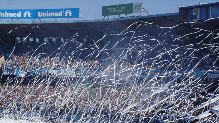 Во время матча Гремио — Интернасьонал