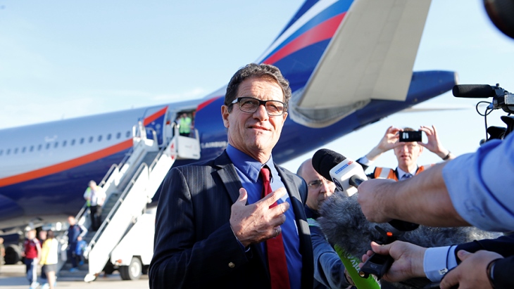 Фабио Капелло налетает с подопечными около 3 тысяч миль