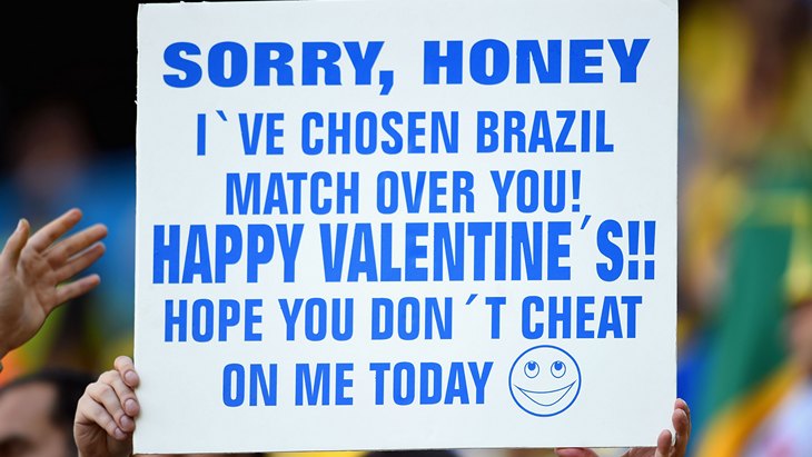Дорогой, извини, но я предпочла матч сборной Бразилии 