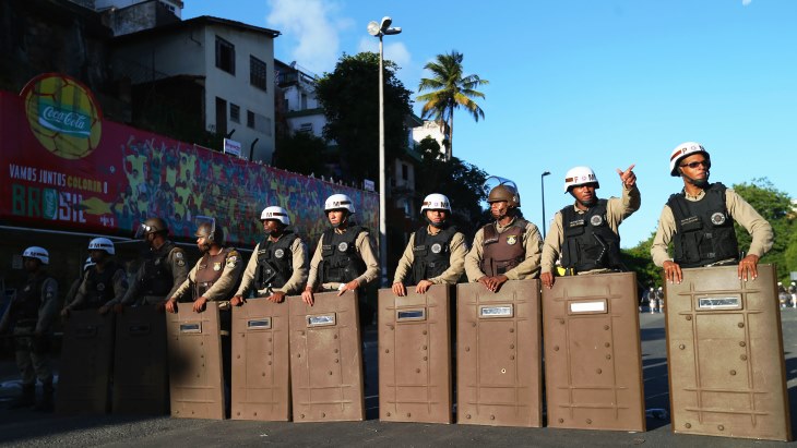 Полиция стоит на страже порядка