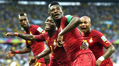 Футболисты сборной Ганы