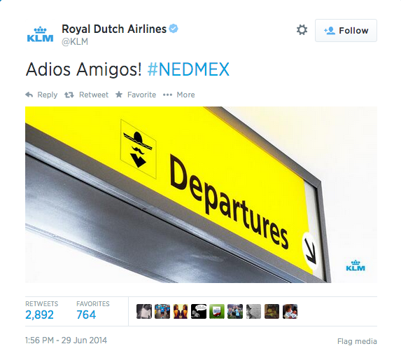 Adios Amigos от KLM