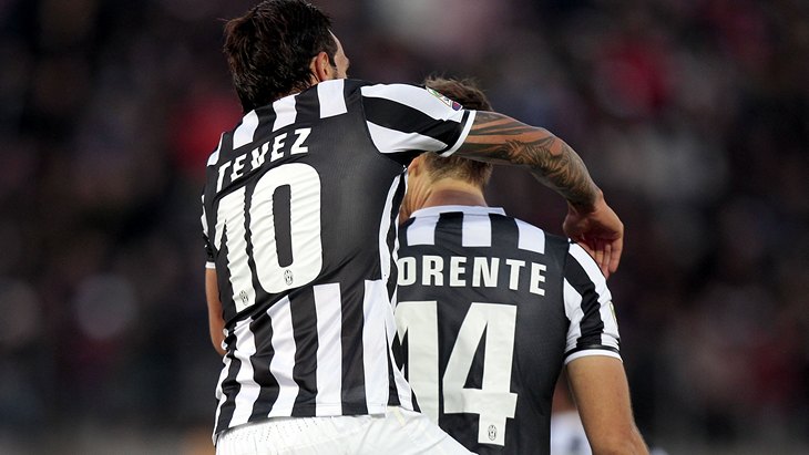 Карлос Тевес и Фернандо Льоренте