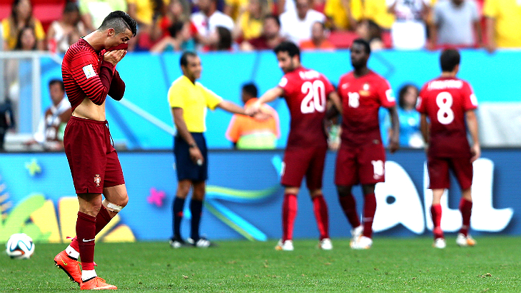 Роналду на ЧМ-2014 запомнился лишь стрижками