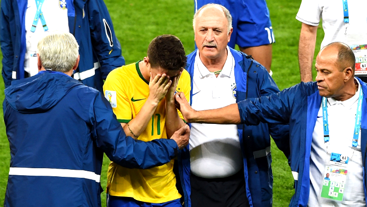 После матча с немцами у Бразилии появился реальный повод для слез