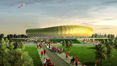 Макет стадиона в Калининграде