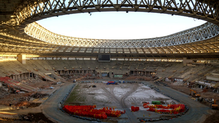 Так выглядят «Лужники» сейчас 