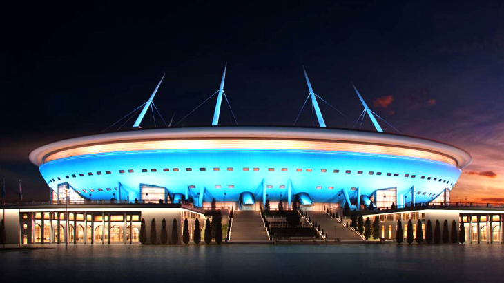 Подсветка «Зенит Арены» обойдется почти в полмиллиарда рублей