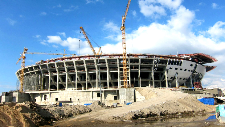 Пока питерский стадион далек от готовности
