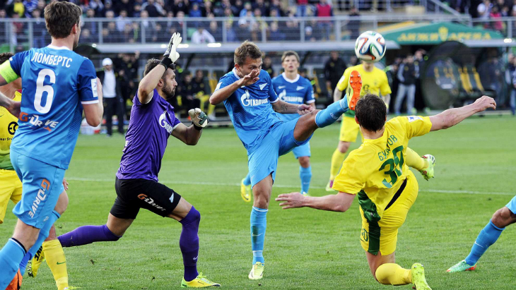 Еще в прошлом сезоне «Зенит» и «Анжи» встречались в рамках РФПЛ