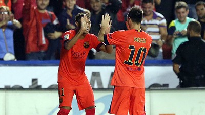 Неймар и Месси