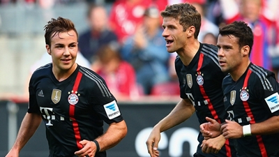 Футболисты «Баварии»