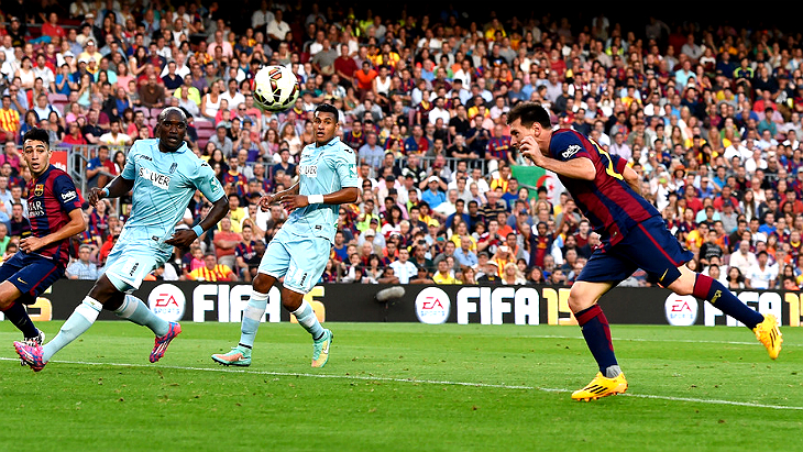 Лионель Месси забивает свой 400-й гол