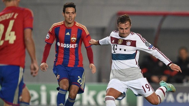 Марио Гетце в атаке