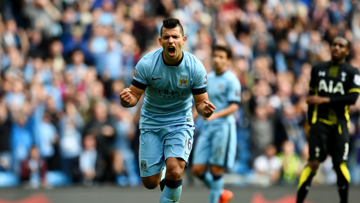 Серхио Агуэро торжестует на руинах «Тоттенхэма»