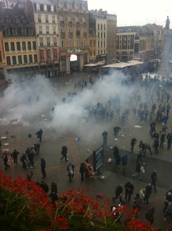 Столкновения в Лилле