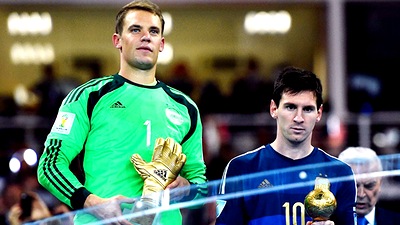 Мануэль Нойер и Лионель Месси