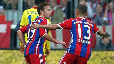 Марио Гетце и Рафинья