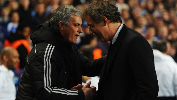 Жозе Моуринью и Лоран Блан встречались в прошлом розыгрыше Лиги чемпионов