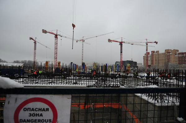 Строительство «ВТБ Арена Парк»