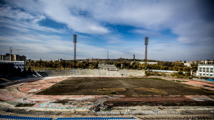 То, что осталось от стадиона «Центральный»