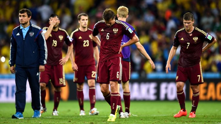 Футболисты сборной России