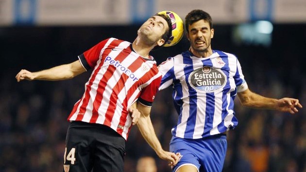 Маркел Сусаета (слева) и Ко проиграли на «Риасоре»