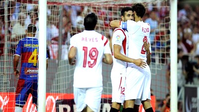 «Севилья» набрала три очка в игре с «Альмерией»