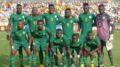 Футболисты сборной Сенегала