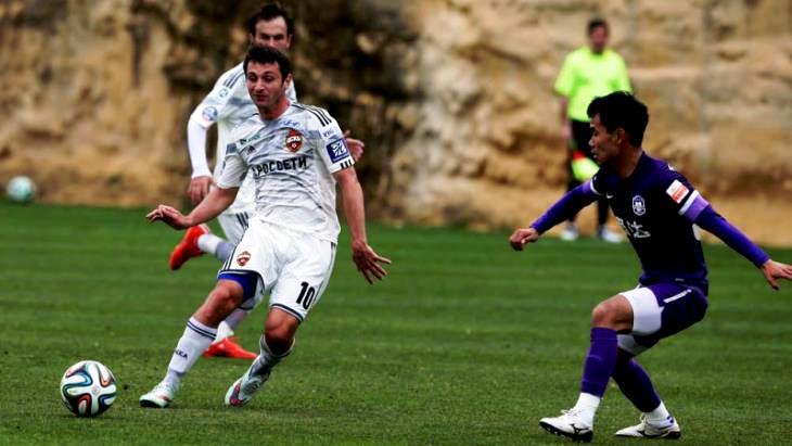 Фрагмент матча ЦСКА — «Тяньцзинь Тэда»