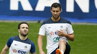 Матье Вальбуэна и Андре-Пьер Жиньяк