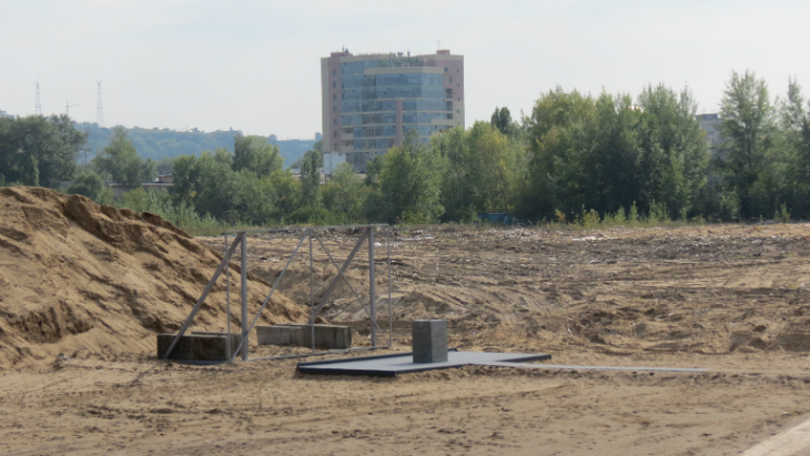 Стройплощадка на Стрелке