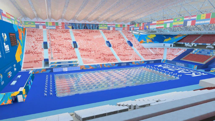 Макет «Казань Арены» после реконструкции