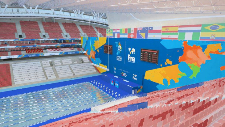 Макет «Казань Арены» после реконструкции