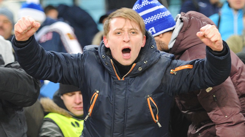 Болельщик «бело-голубых»