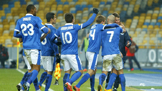 Футболисты «Днепра»