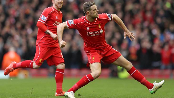 Джордан Хендерсон с капитанской повязкой