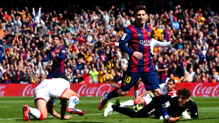 «Барселона» и Месси уничтожили «Райо Вальекано» 