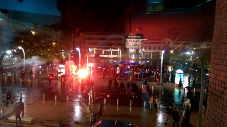 Попытка сжечь флаг США