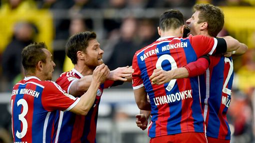 Футболисты «Баварии»