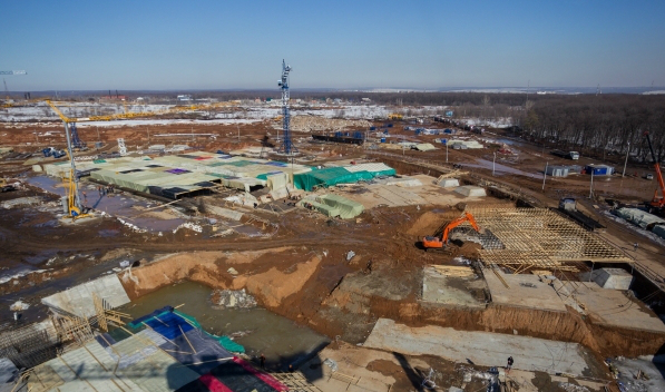 Стройплощадка «Космос Арены»