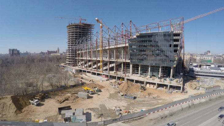 Стройплощадка стадиона ЦСКА