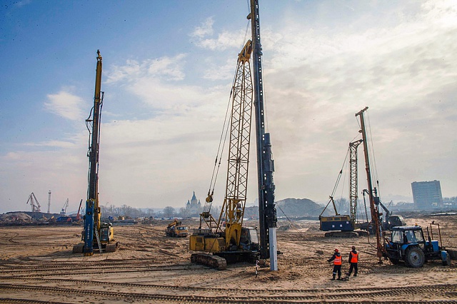 Стройплощадка на Стрелке