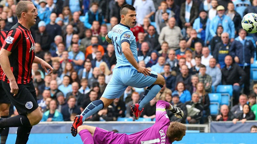 Серхио Агуэро стал одним из героев встречи